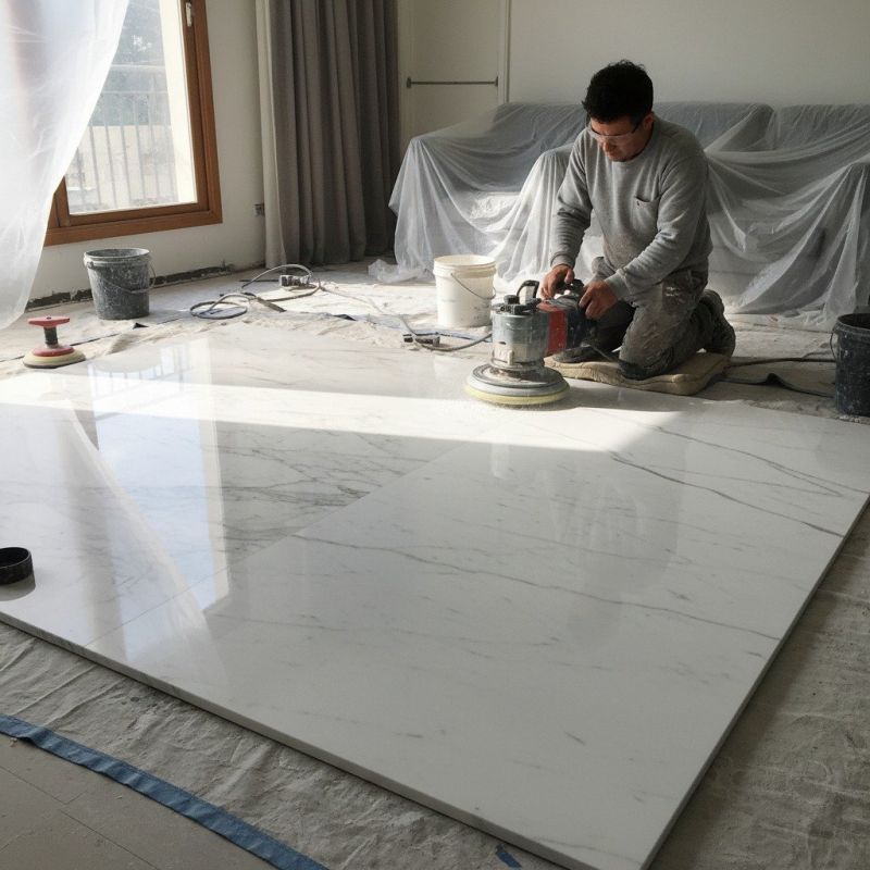 Travertine Floor Polishing Service