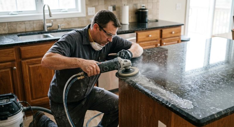 Countertop Buffing in Roseville, CA