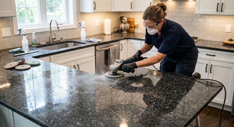 Granite Countertop Polishing in Sacramento, CA