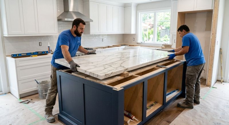 Marble Countertop Installation in Sonoma County, CA